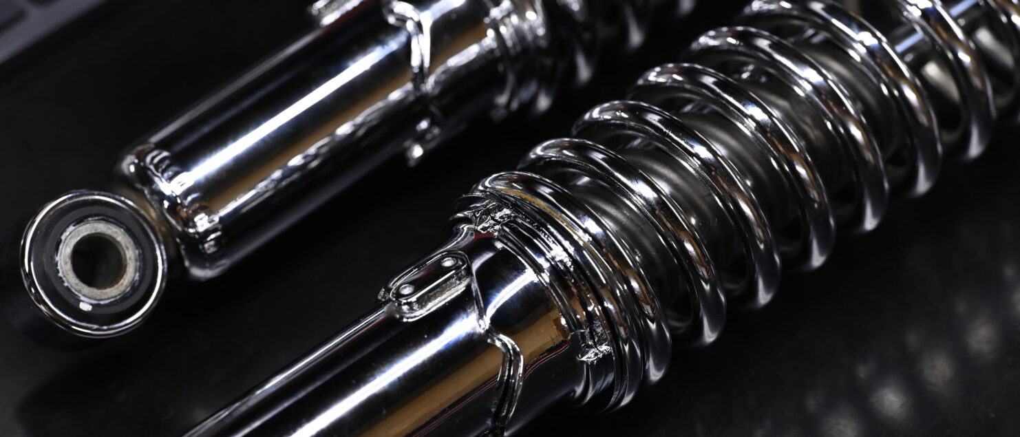 Kawasaki KH250純正サスペンション Kawasaki KH250 純正リアショックO/Hとレストア - セイクレッド